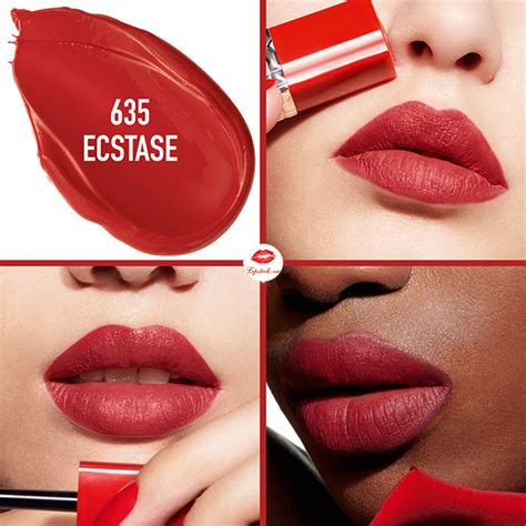 [SWATCH] Son Kem Rouge Dior Ultra Care Liquid 635 Ecstase